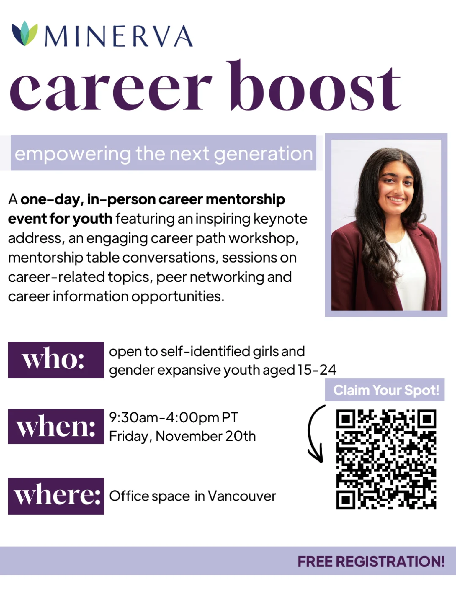Minerva - Career Boost - November 20th