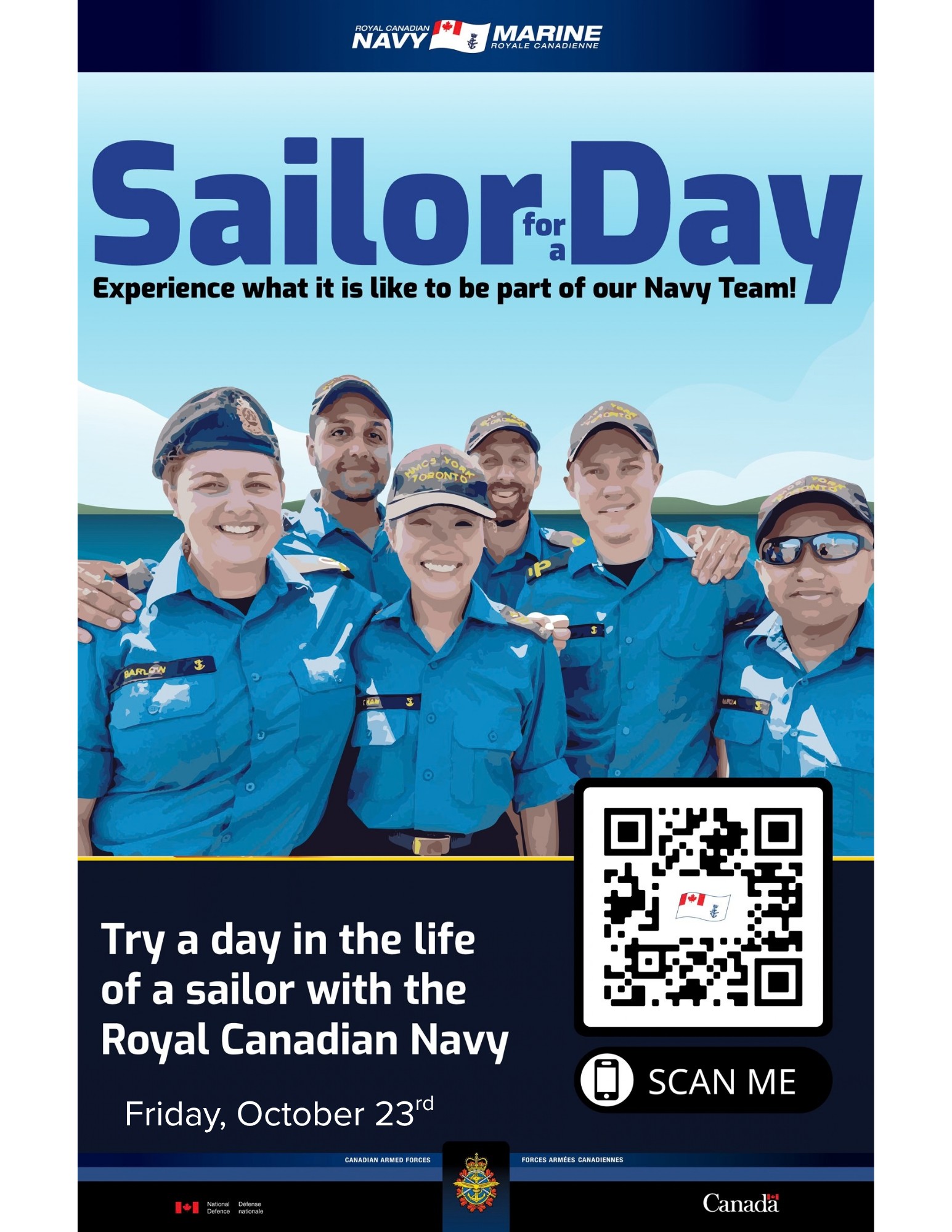 Sailor for a Day - Friday, October 23rd
