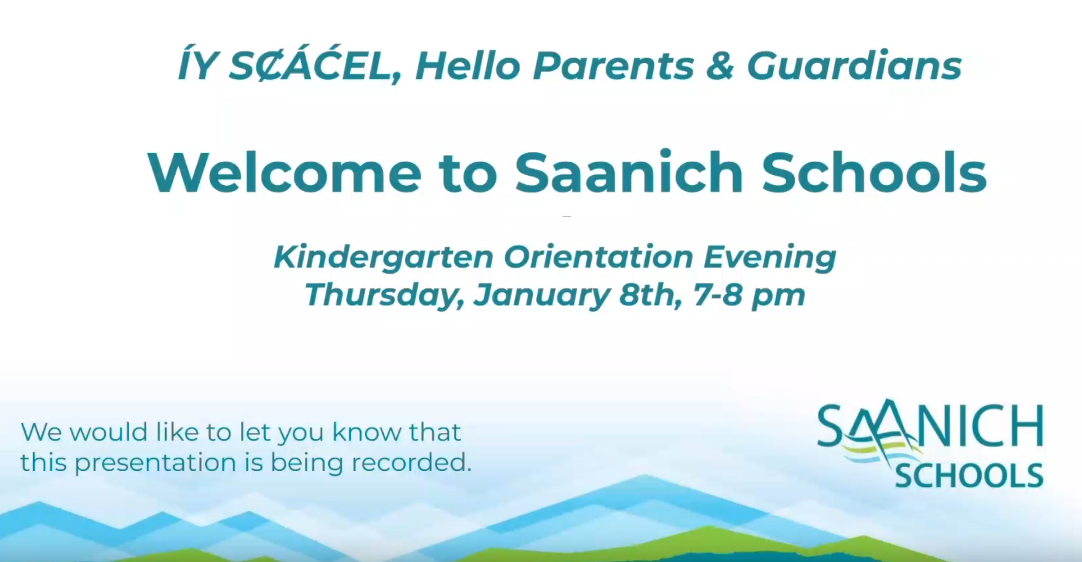 Kindergarten Orientation