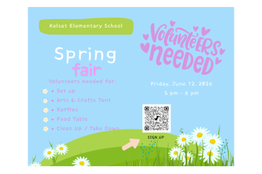 KELSET Spring Fair - Volunteers Needed - June 12