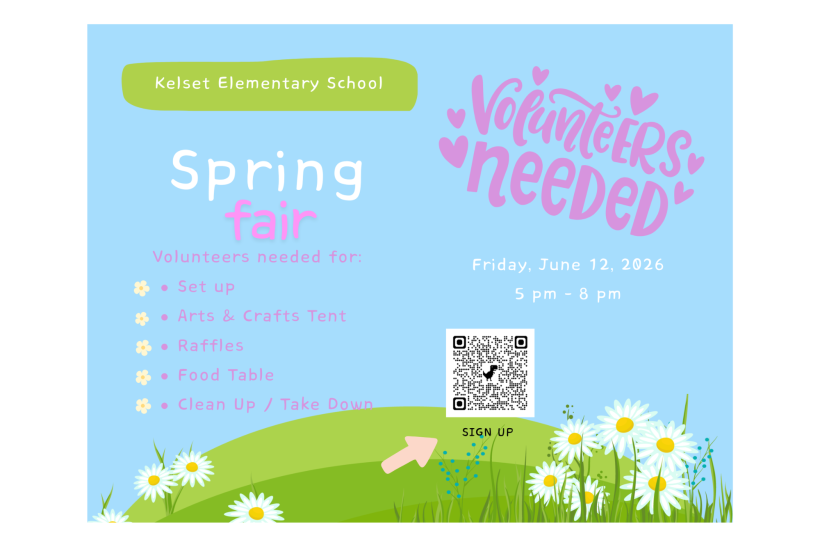 KELSET Spring Fair - Volunteers Needed - June 12
