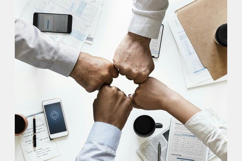 Fist bump - collaboration